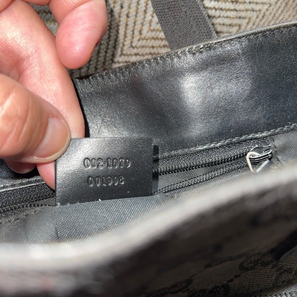 Authentic/Vintage Gucci Black fabric bucket bag - Picture 3 of 9